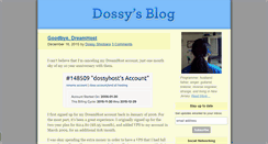 Desktop Screenshot of dossy.org