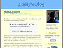 Tablet Screenshot of dossy.org